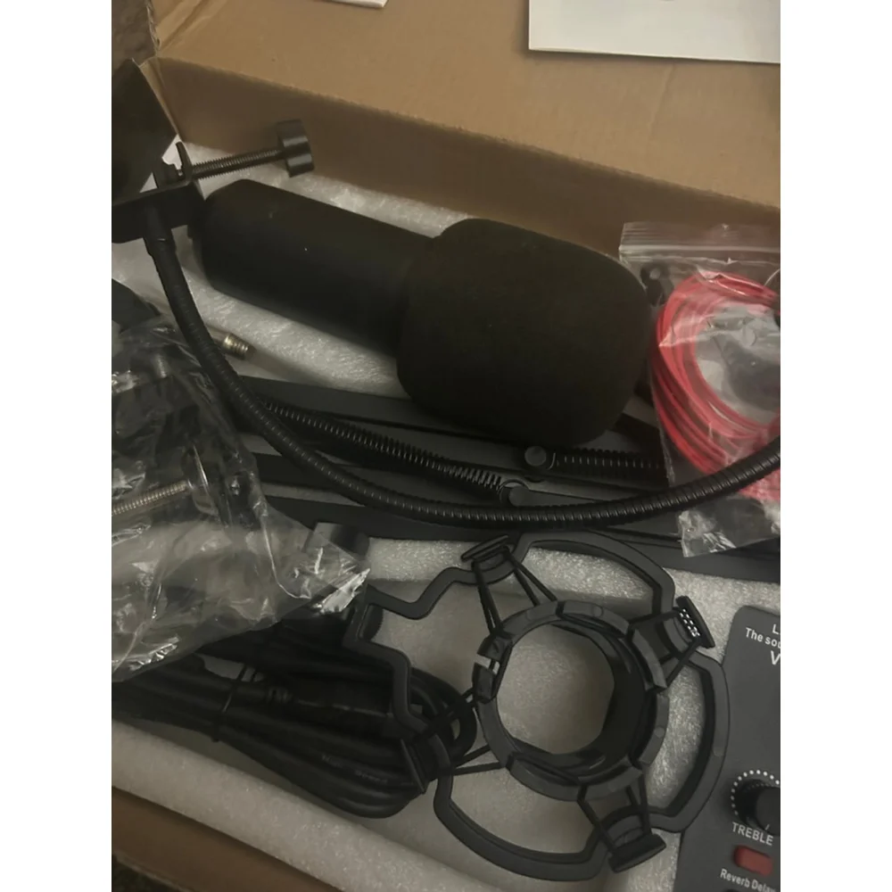 Unbranded Black Professional Condenser Microphone Kit One Size